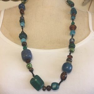 Victor Janson multi tone beaded necklace